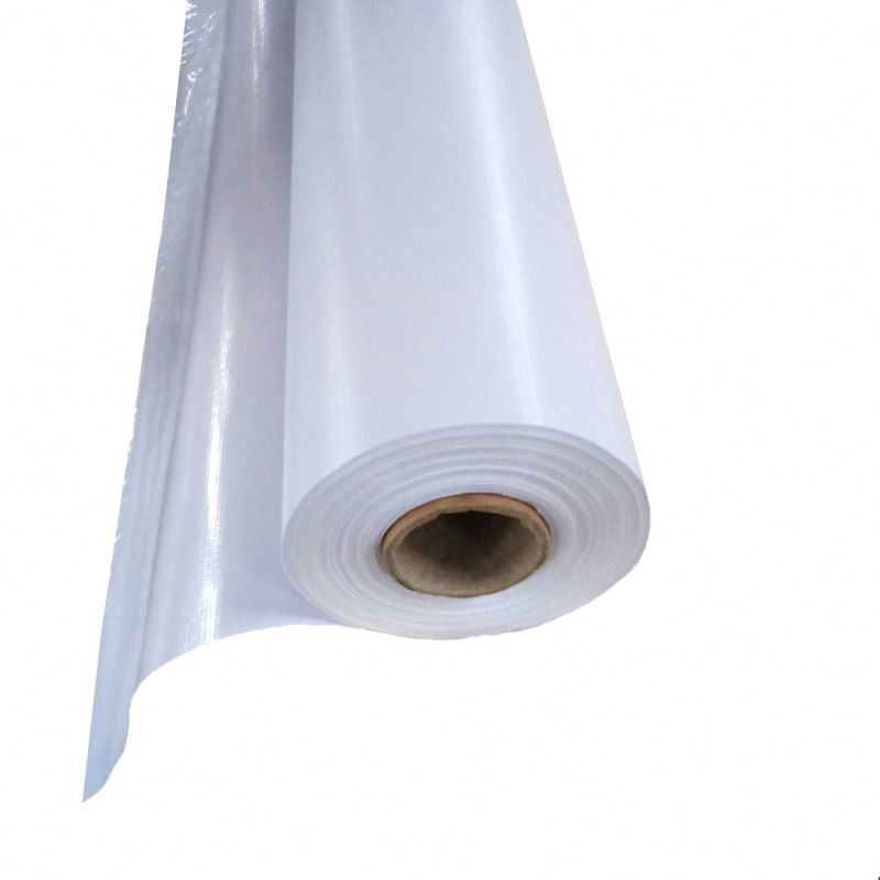 Durable Self Adhesive Vinyl Sheets , Smooth Surface White Adhesive Vinyl Roll