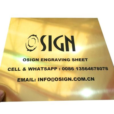 High quality laser engraving rubber abs plastic sheet 600x1200x1.5mm manufacturer for laser