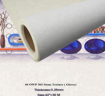 Custom Printable Wallpaper Roll Grain Surface Modern Style For Wall Decoration