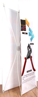 X Type Promotional Banner Stands , Roll Up Outdoor Advertising Banners