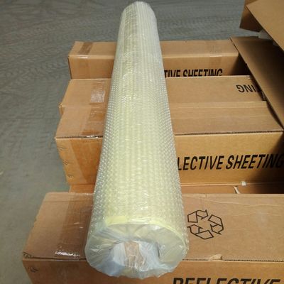 Acrylic Reflective Banner Vinyl Film For Industrial And Traffic Safty Signs