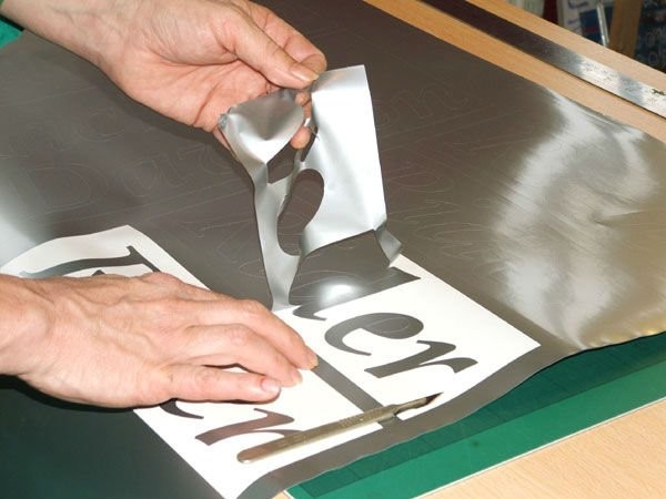 self adhesive vinyl lettering