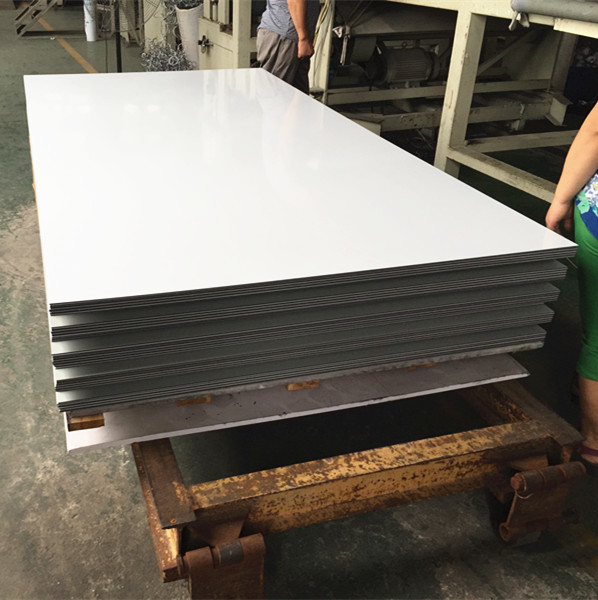 White Aluminium Composite Sheet Brushed Surface For Building Exterior Wall