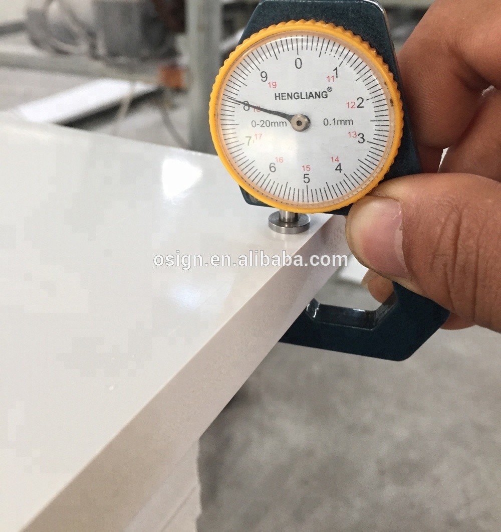 Co - Extrusion Closed Cell PVC Foam , 1.22*2.44m Expanded PVC Board Durable