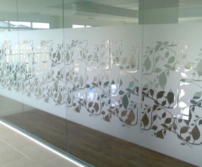 Lamination Frosted Decorative Vinyl Window Film Enviromental Protection