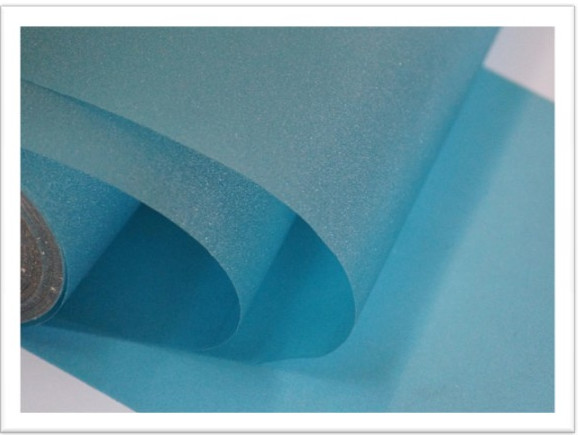 Self Adhesive Tinted Window Film , Blue Anti Glare Window Film Weather Resistant