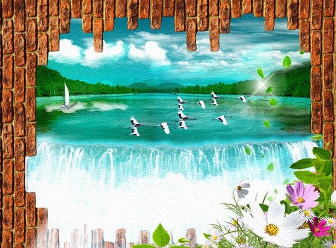 Eco - Solvent Self Adhesive Glitter Wallpaper Modern Style Grain Surface